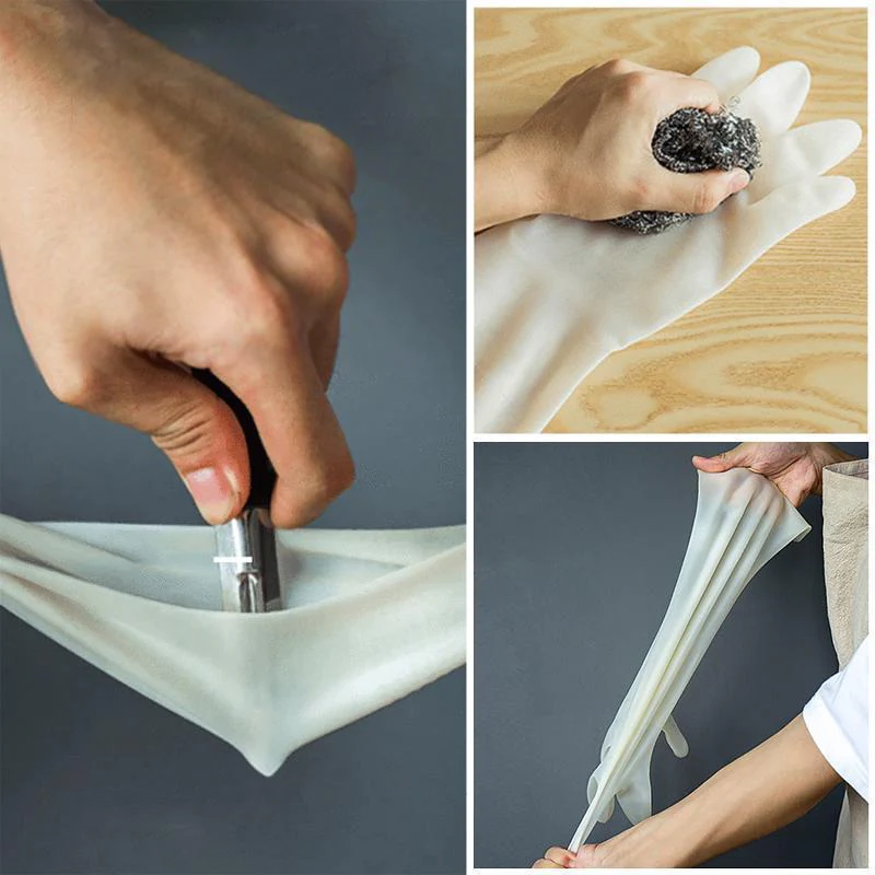 Indestructible rubber gloves (1 pair) - Image 5