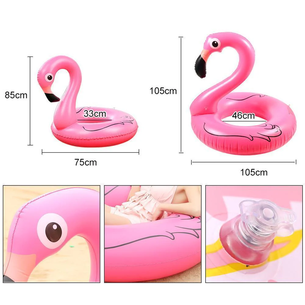 Inflatable Flamingo Pool Float - Image 5