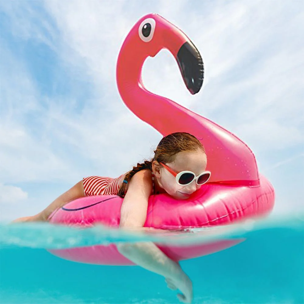 Inflatable Flamingo Pool Float - Image 6
