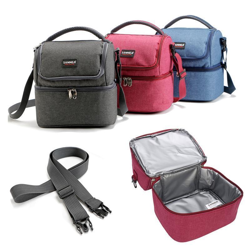 Insulated Double Decker Lunch Bag - Image 2
