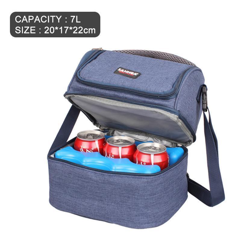 Insulated Double Decker Lunch Bag - Image 6