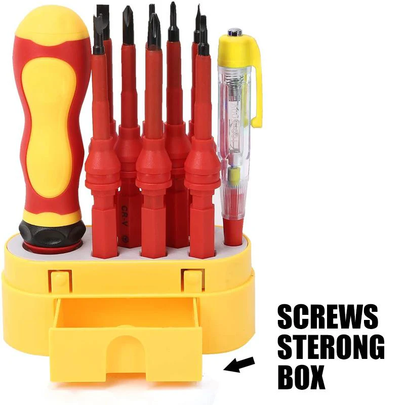 Insulated Screwdriver Tools Electrical Handle (10 PCs) - Image 6