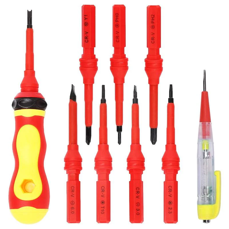 Insulated Screwdriver Tools Electrical Handle (10 PCs) - Image 8