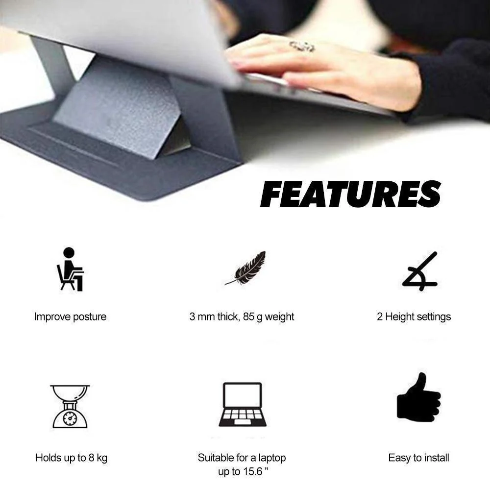 Invisible Ultra-thin Laptop Holder - Image 4