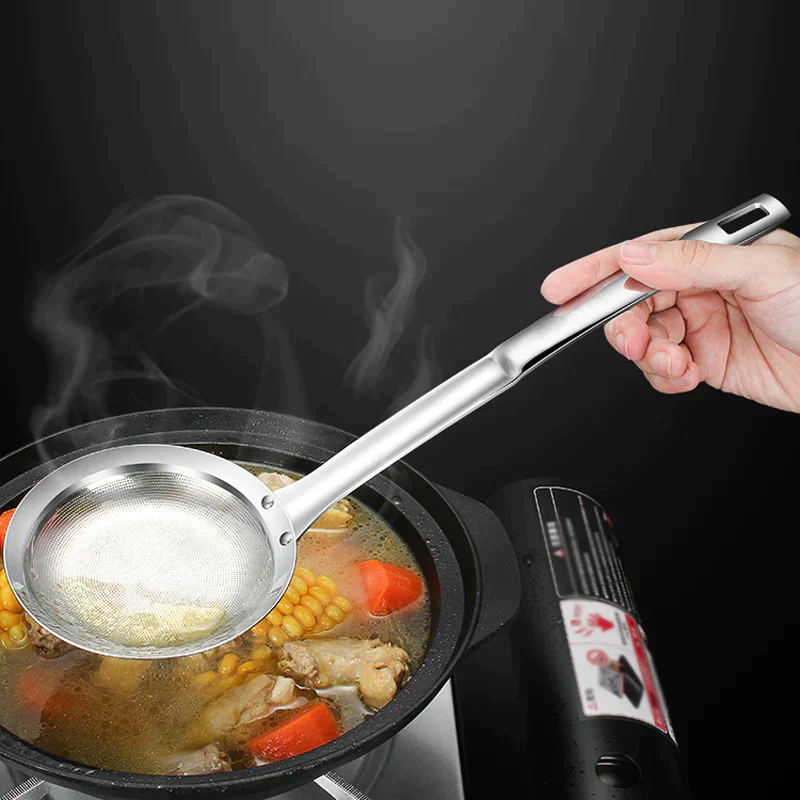 Kitchen Fine Mesh Stainless Steel Colander - Image 5