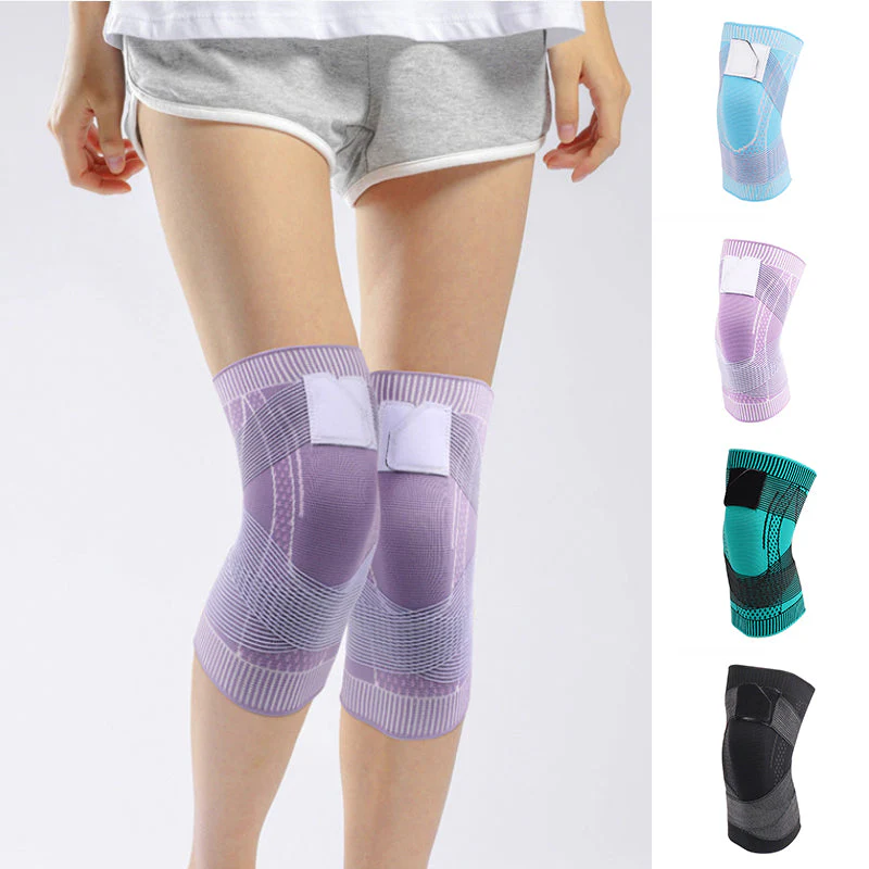 Knitted Nylon Strap Knee Pads - Image 10