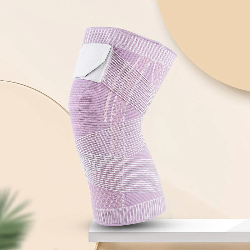 Knitted Nylon Strap Knee Pads - Image 2