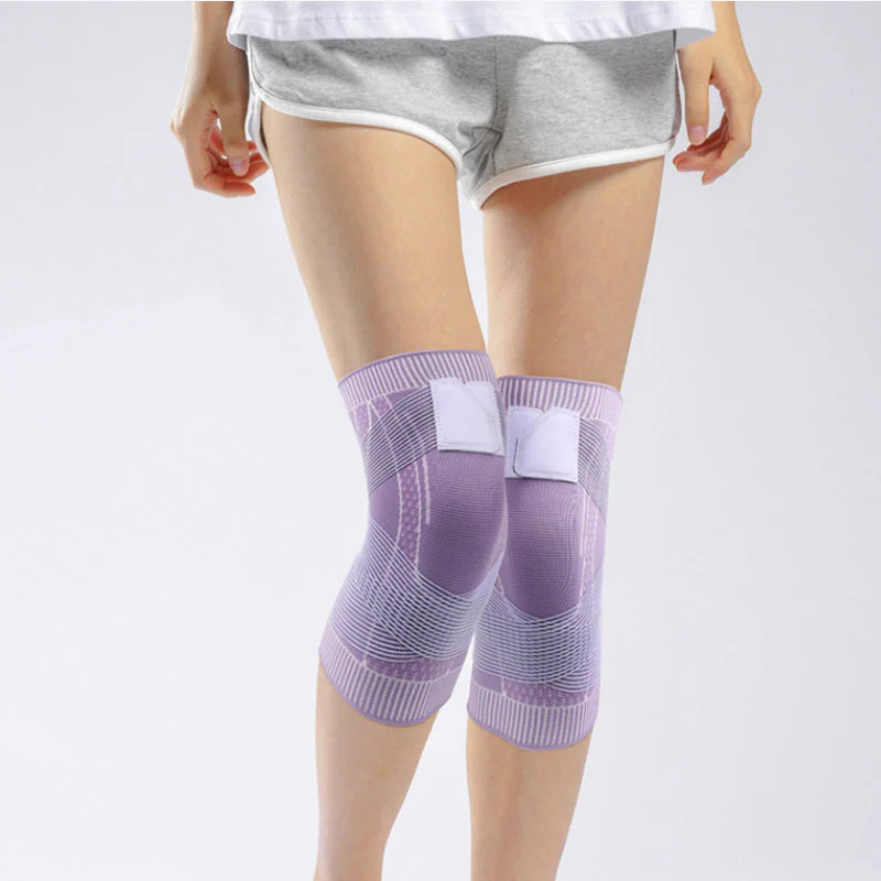 Knitted Nylon Strap Knee Pads - Image 6