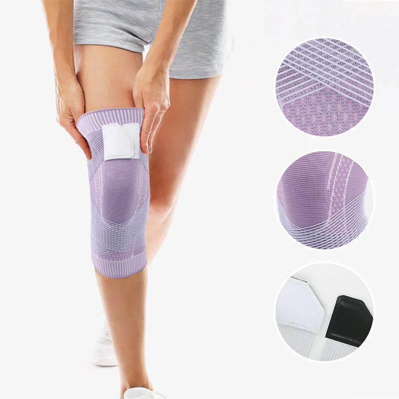 Knitted Nylon Strap Knee Pads - Image 9
