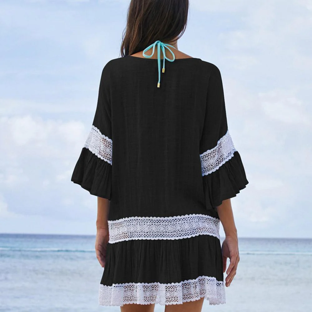 Lace Panel Tunic Dress - Image 6