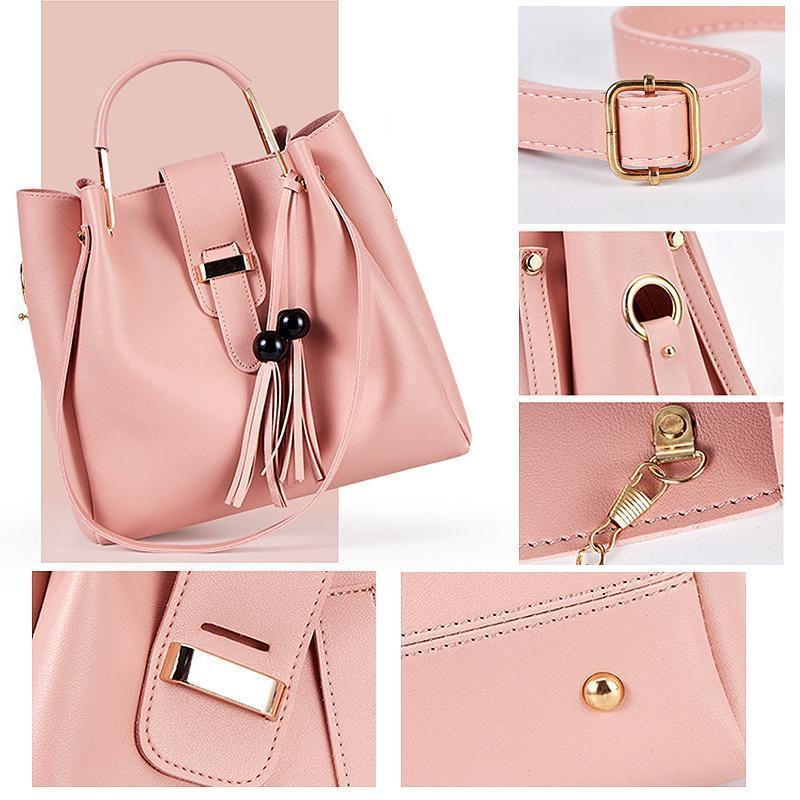 Ladies Fashion Purses and Handbags 3 PCS Sets - Image 2