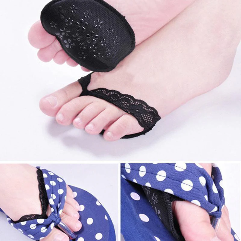 Ladies Forefoot Invisible High Heeled Shoes/Slip Resistant Half Yard Pads - Image 9