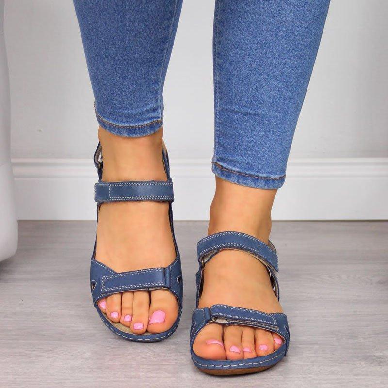 Ladies Sandals with Velcro - Image 3