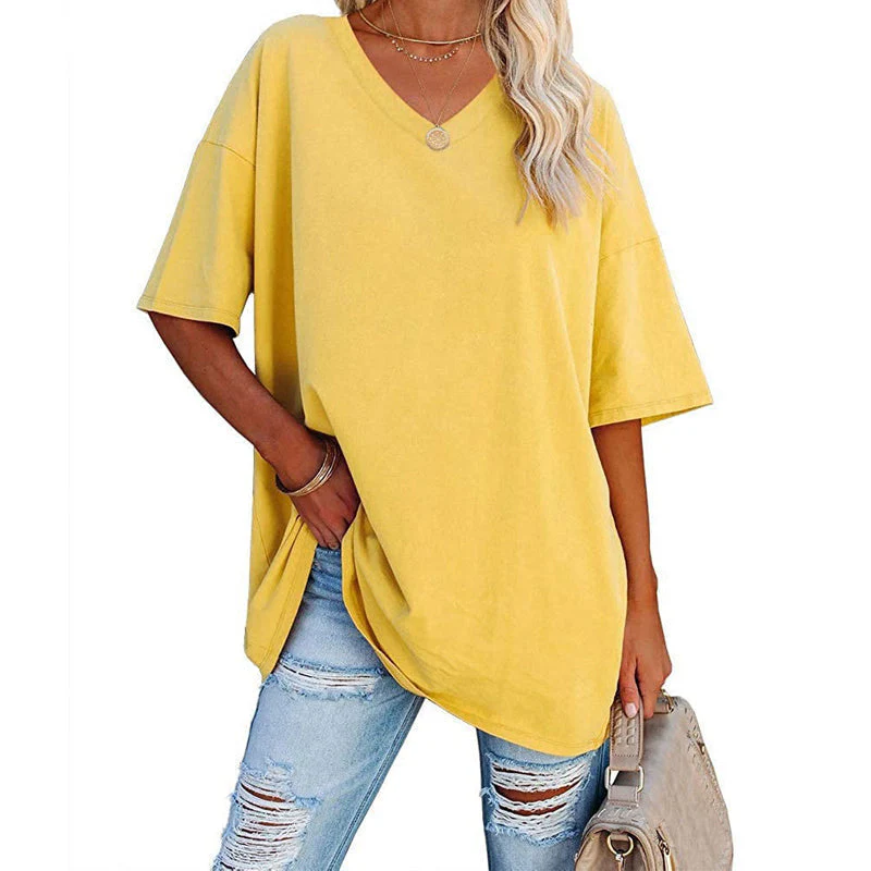 Ladies V-Neck T-Shirt - Image 15