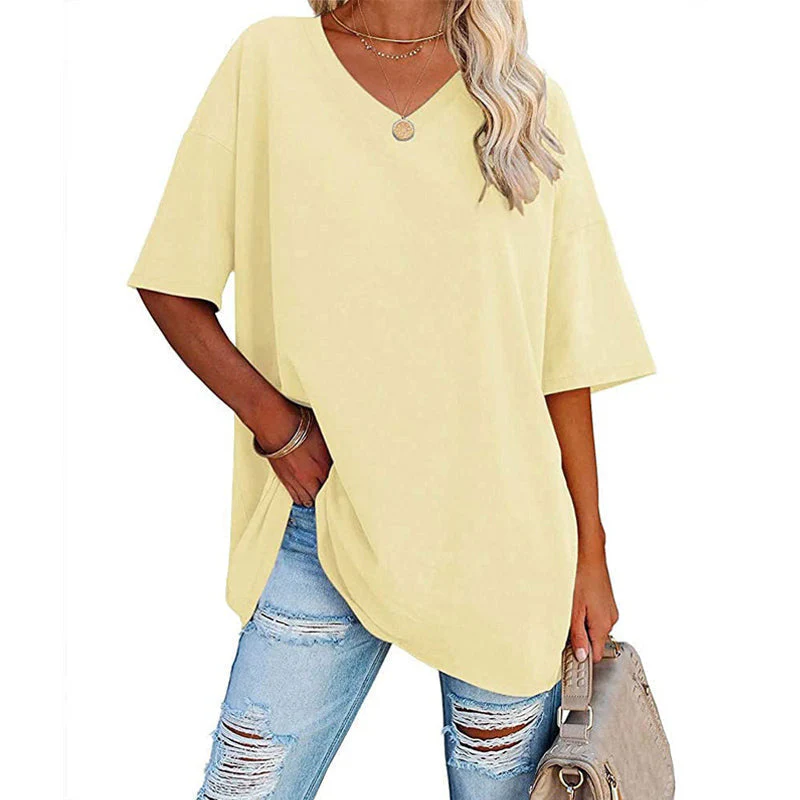 Ladies V-Neck T-Shirt - Image 16