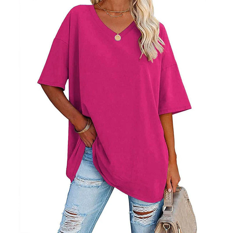Ladies V-Neck T-Shirt - Image 24