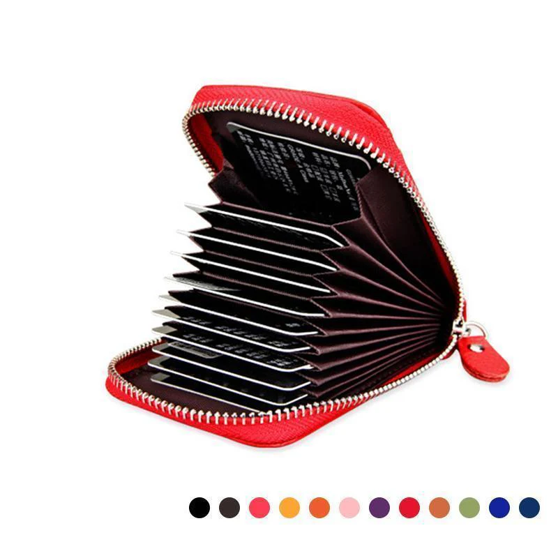 Large Capacity RFID Folding Wallet Card Holder - Image 5