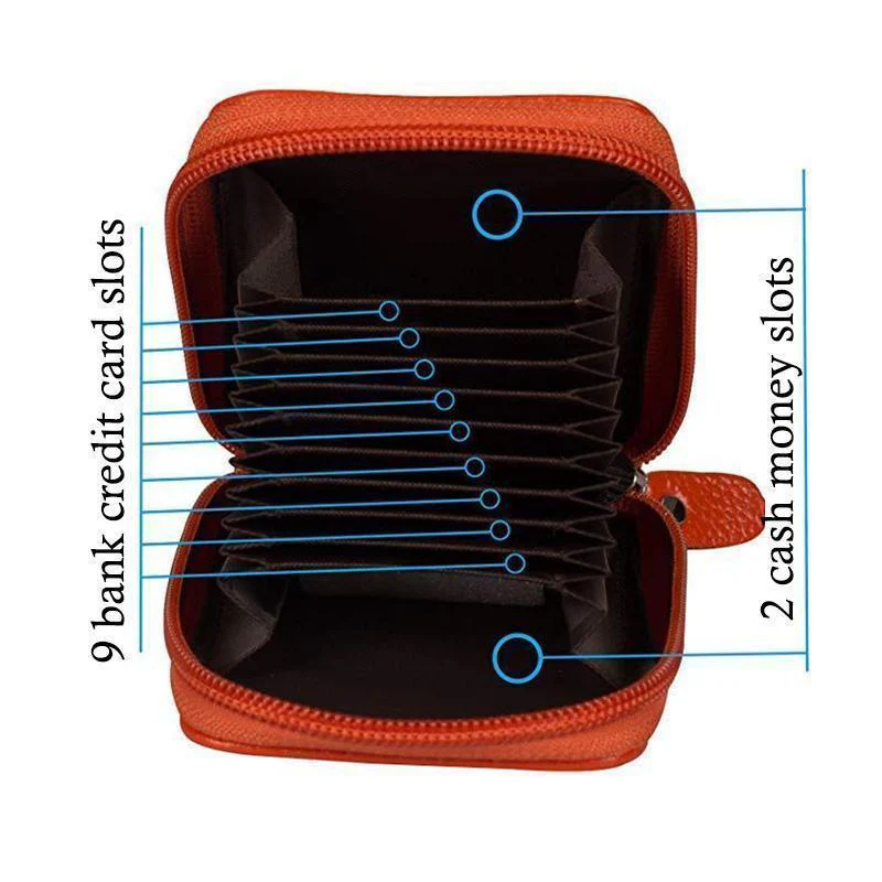 Large Capacity RFID Folding Wallet Card Holder - Image 6
