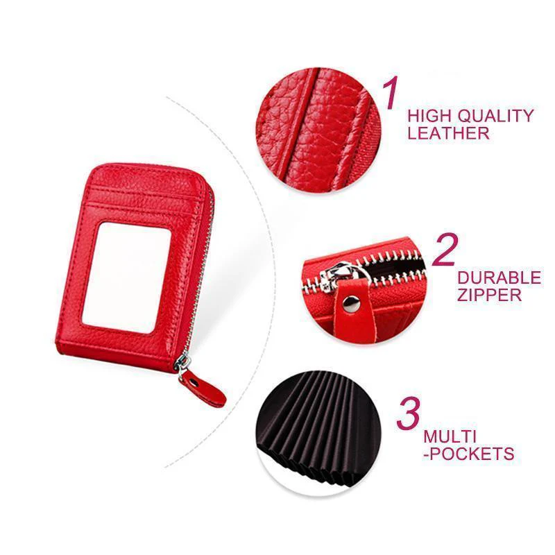 Large Capacity RFID Folding Wallet Card Holder - Image 7