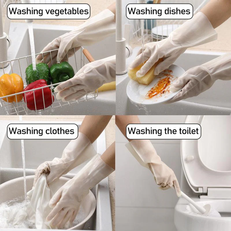 Household Dishwashing Gloves (10 Pairs) - Image 6