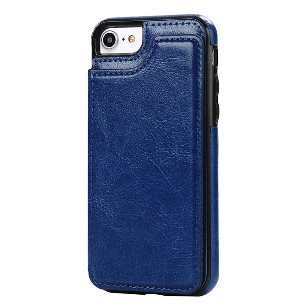 Leather Wallets Phone Case for iPhones, with card slots - Image 10