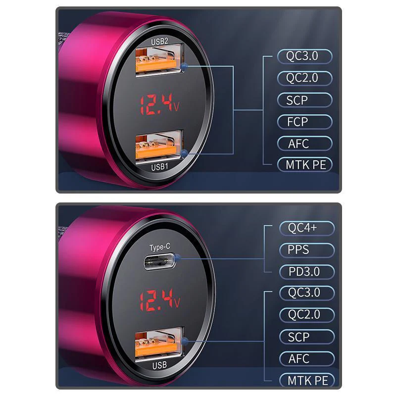LED Digital Display Car Charger - Image 4