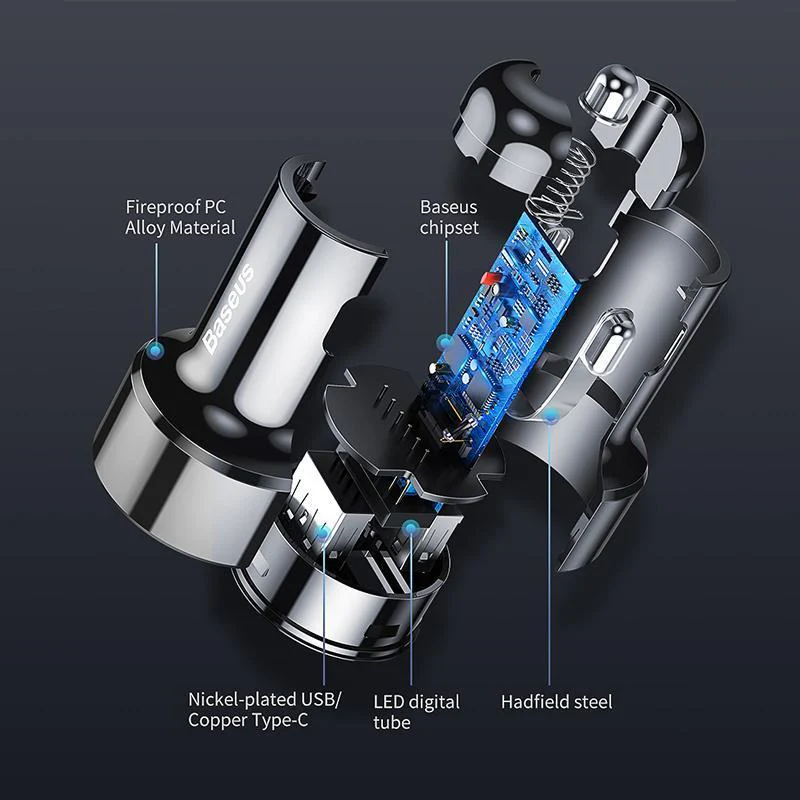 LED Digital Display Car Charger - Image 5