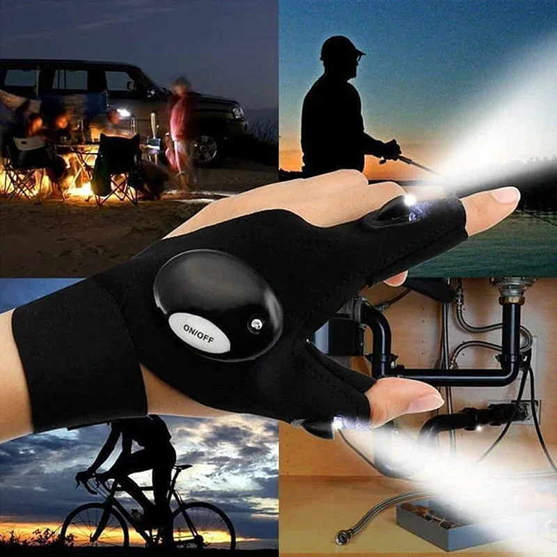 LED Gloves with Waterproof Lights - Image 2