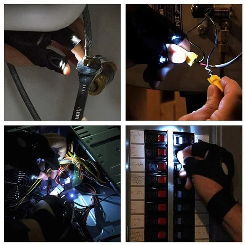 LED Gloves with Waterproof Lights - Image 8