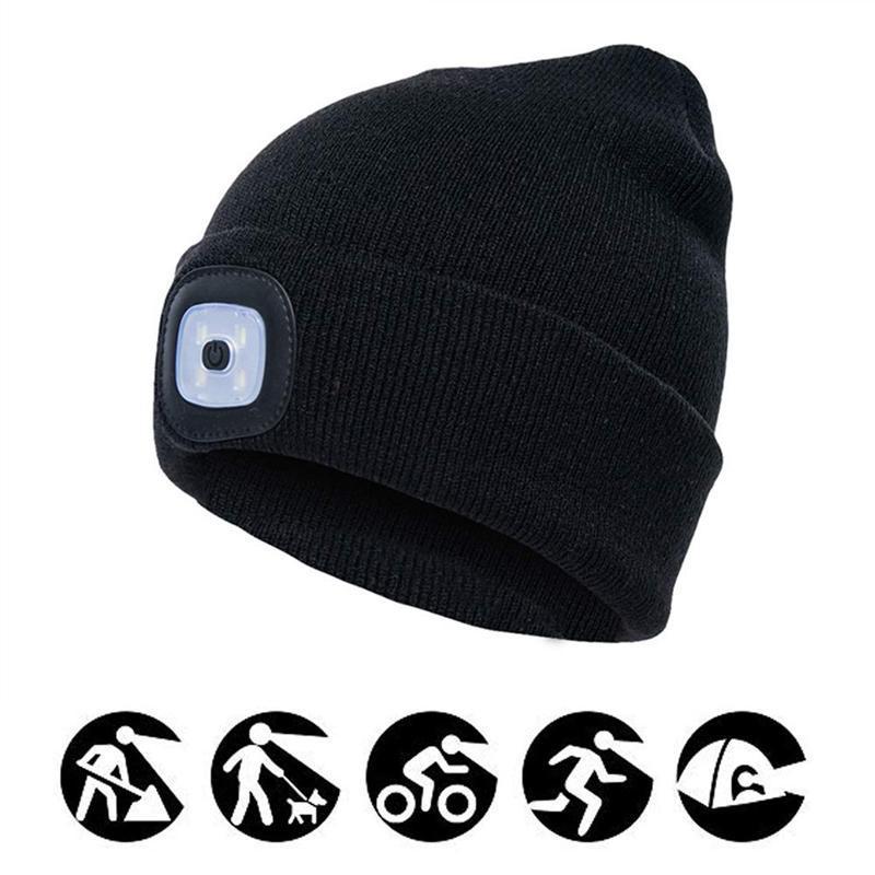 LED Knitted Winter Beanie Hat (12 Hours) - Image 3