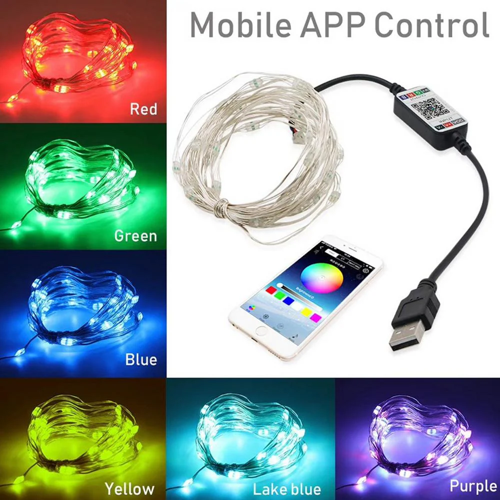 LED String Lights Color Changing Twinkle Fairy Lights - Image 2