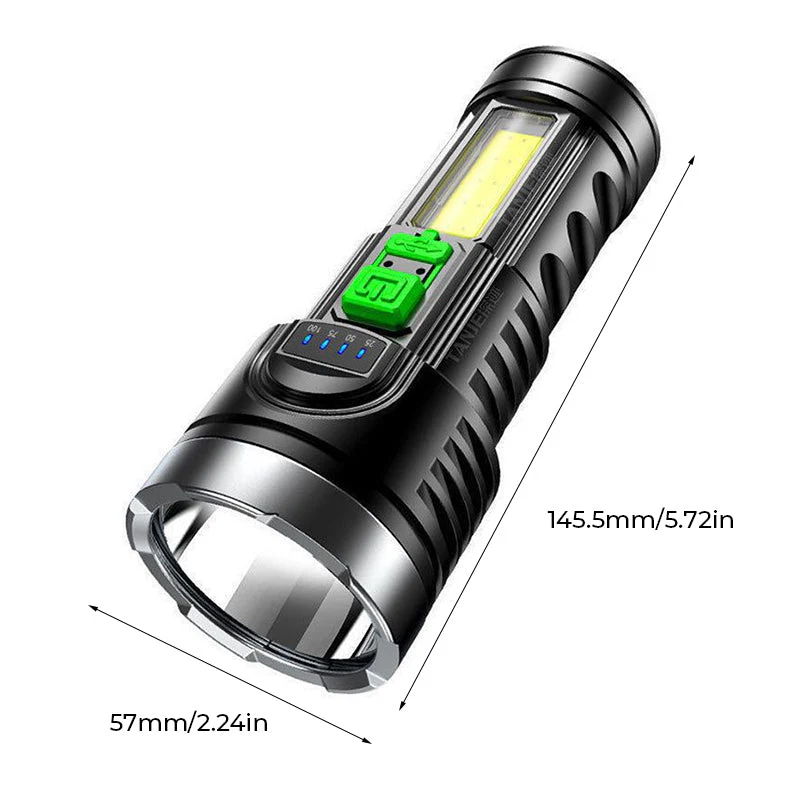 LED Strong Light USB Flashlight - Image 12