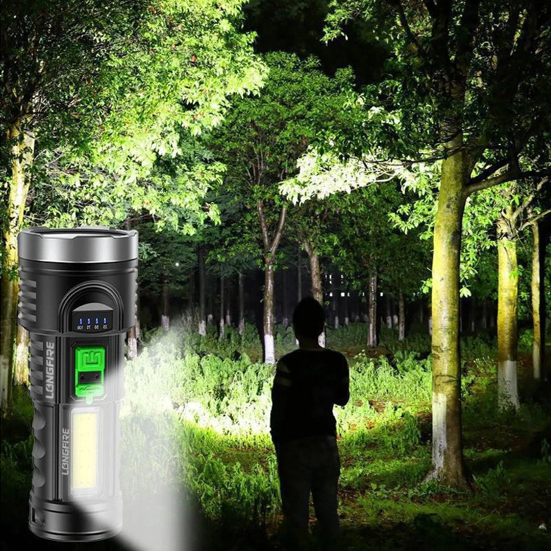 LED Strong Light USB Flashlight - Image 2