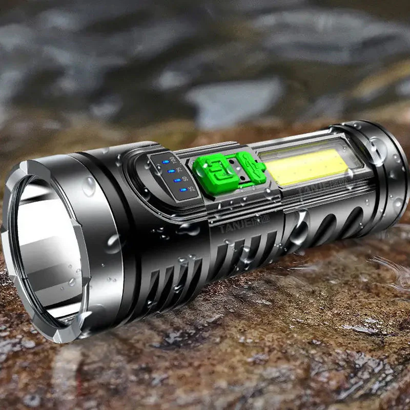 LED Strong Light USB Flashlight - Image 9
