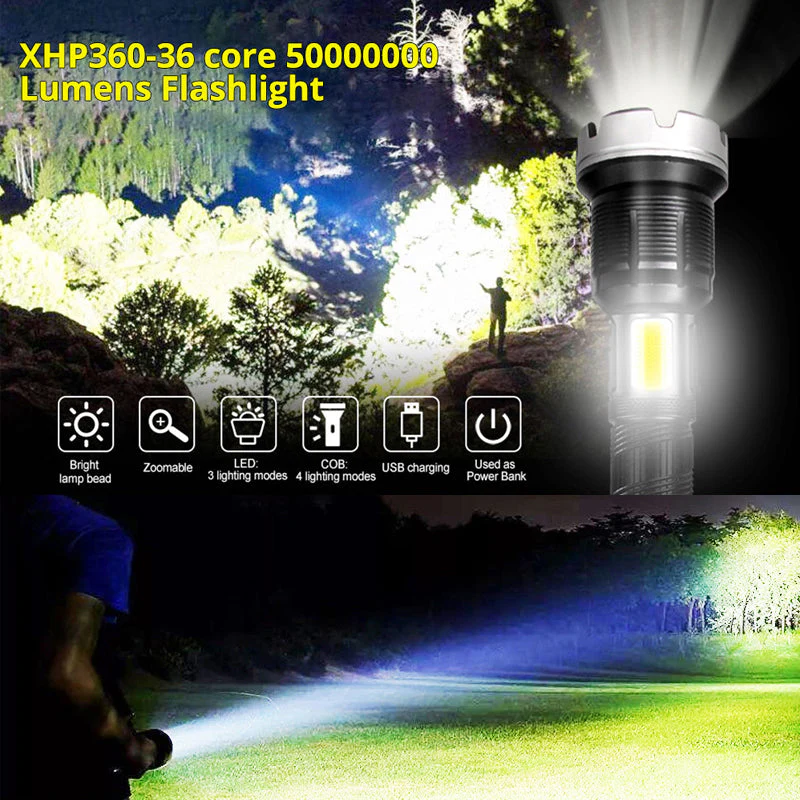 LED zoom flashlight - Image 3