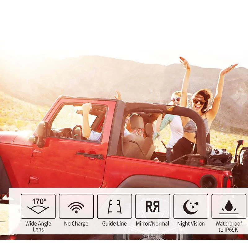 License Plate IR Car Rear View Backup Camera - Image 3