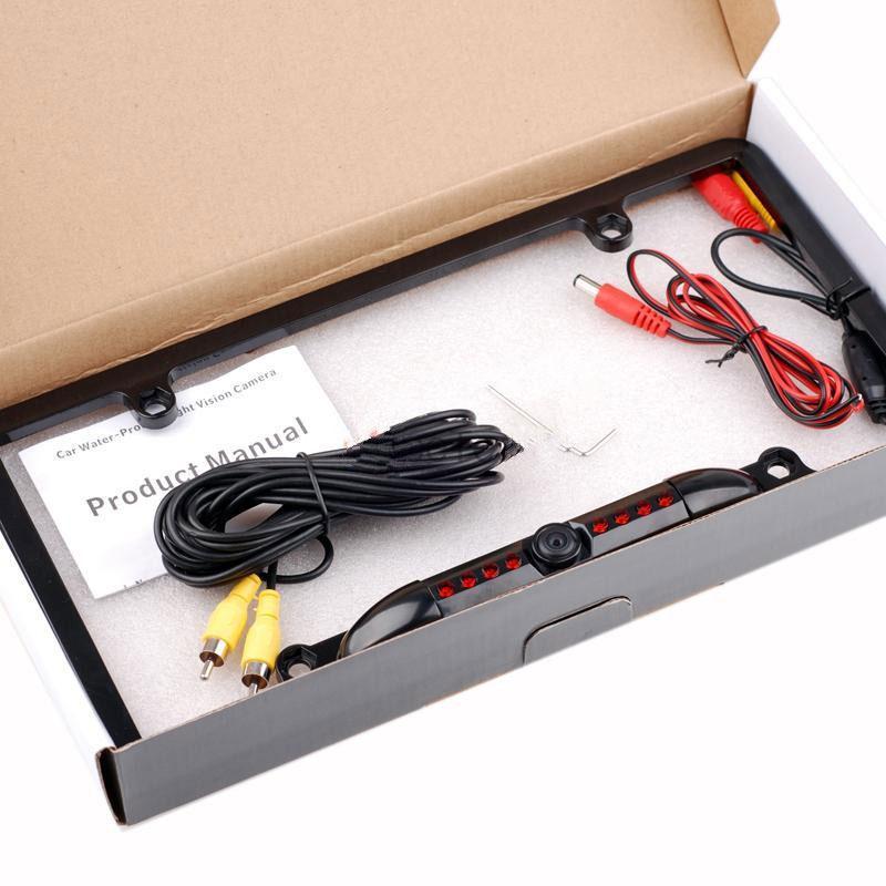 License Plate IR Car Rear View Backup Camera - Image 7