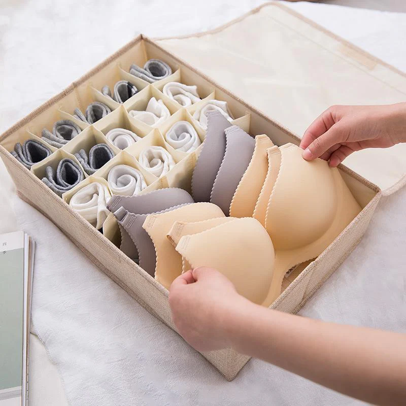Linen Underwear Storage Box - Image 5