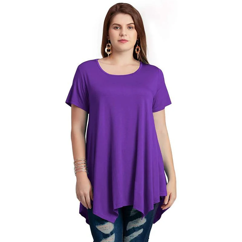 Loose fit comfortable panel T-shirt - Image 11