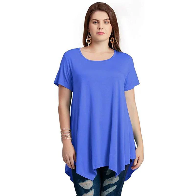 Loose fit comfortable panel T-shirt - Image 9
