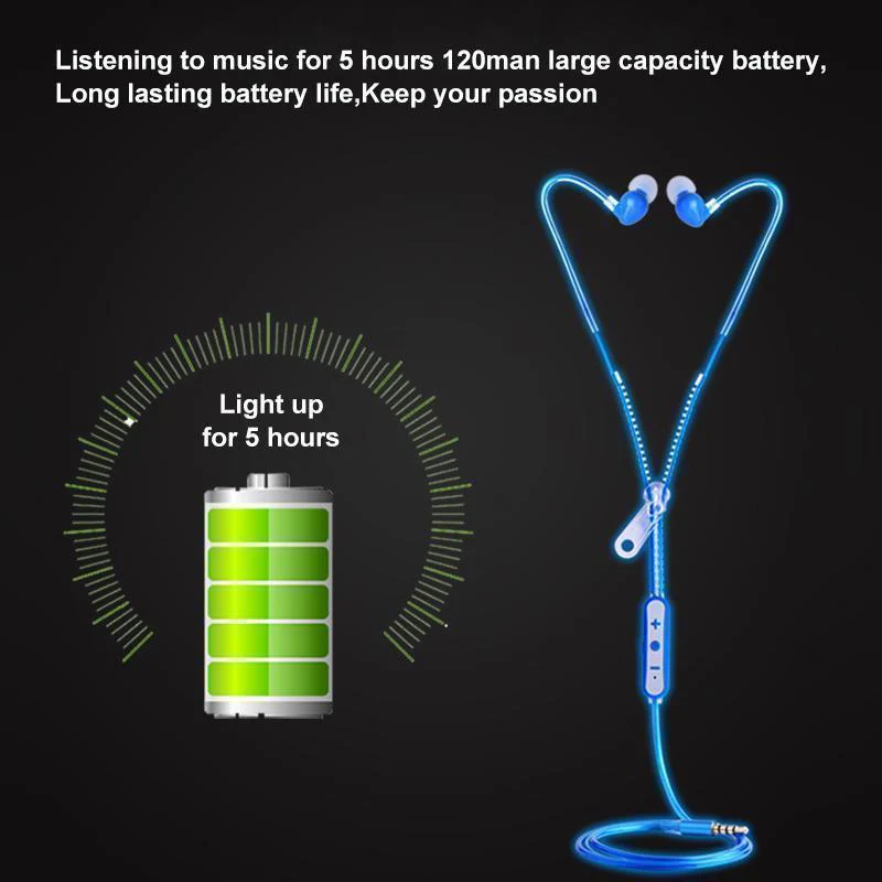 Luminous Earphone With Hanging Ear - Image 6