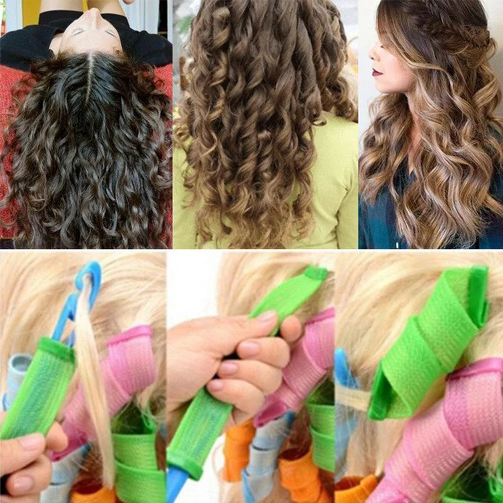 No Heat Magic DIY Hair Curlers (18pcs) - Image 8