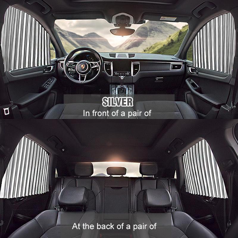 Magnetic Car Sunshade Curtains (2/4 PCs) - Image 11