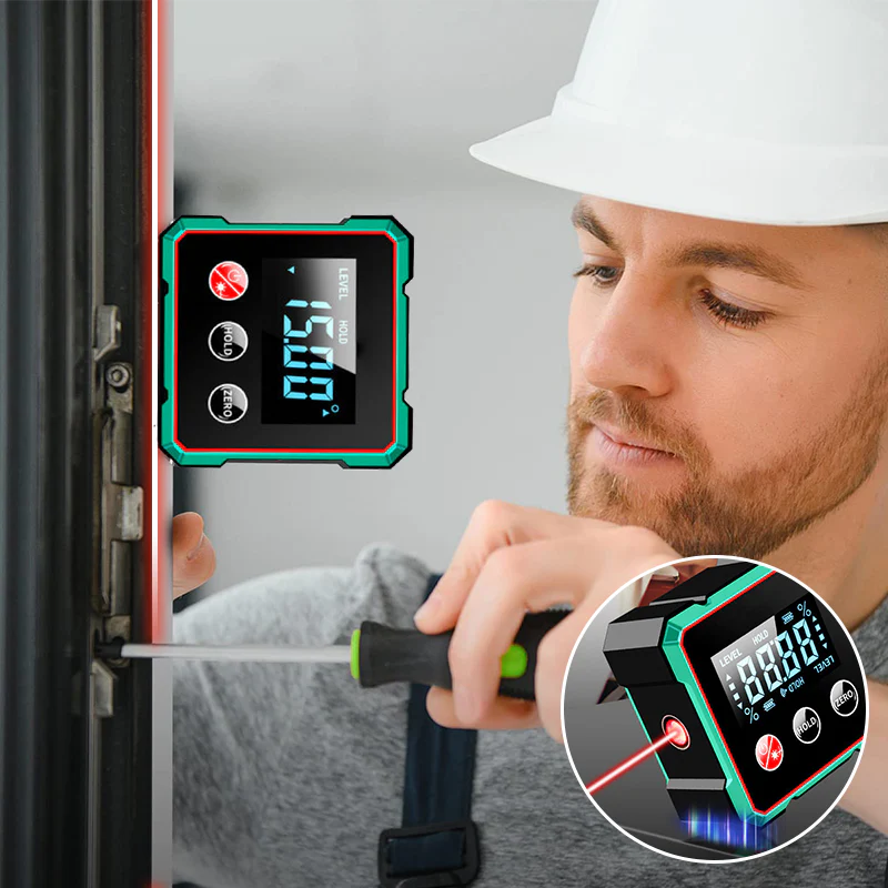 Magnetic Digital Angle Finder with Electronic Laser - Image 9