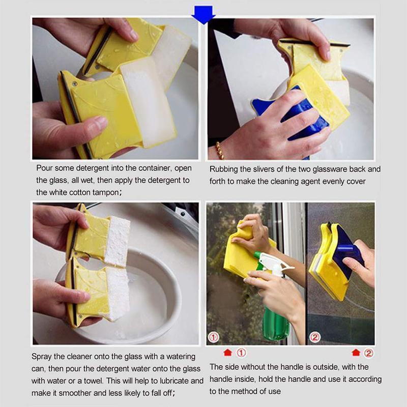 Magnetic Double-sided Window Cleaning Brush - Image 5