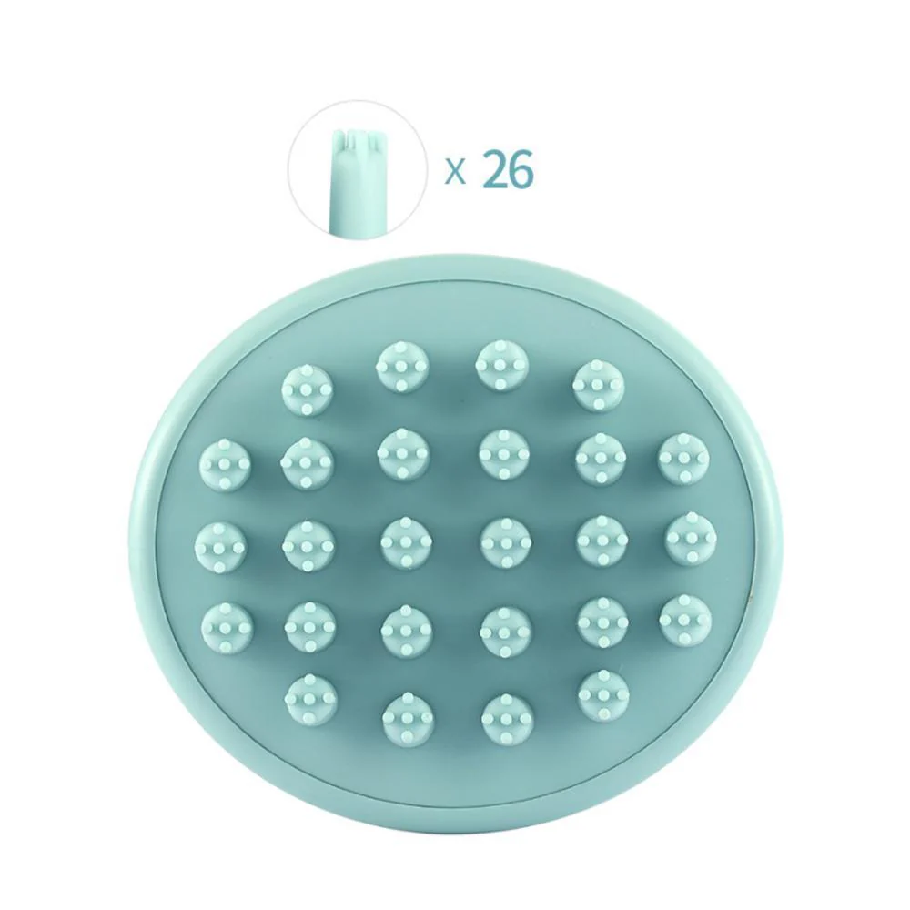 Manual Scalp Stress Relax Hair Shampoo Brush Head Massager - Image 11