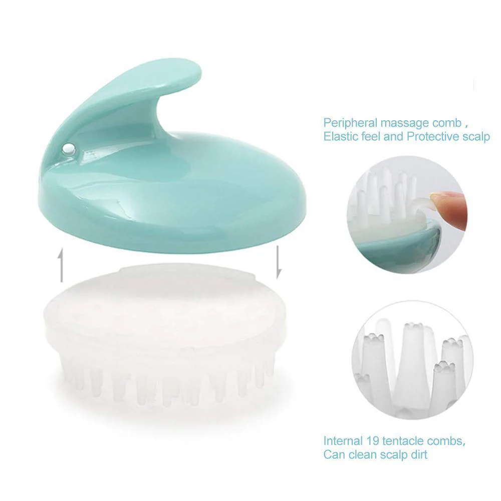 Manual Scalp Stress Relax Hair Shampoo Brush Head Massager - Image 6