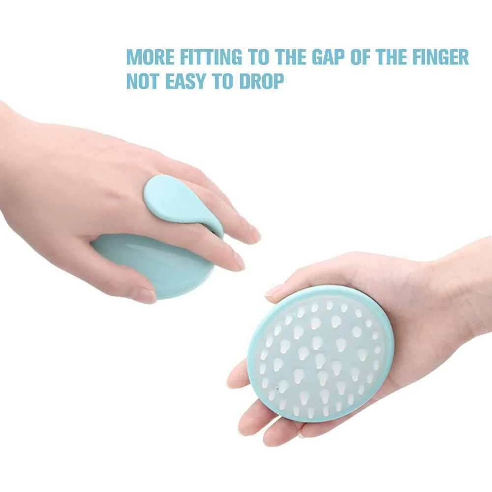 Manual Scalp Stress Relax Hair Shampoo Brush Head Massager - Image 7
