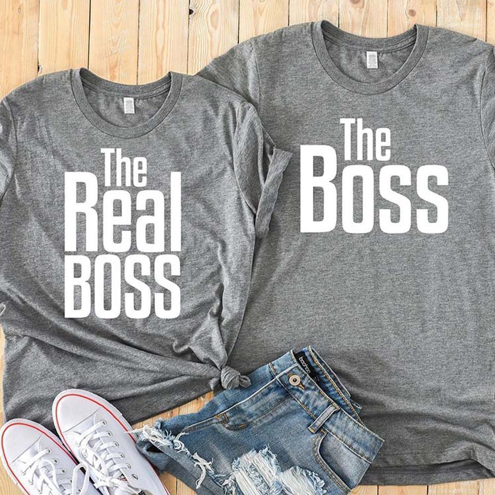 Matching Couple Shirts-The BOSS&The Real BOSS Shirts - Image 3