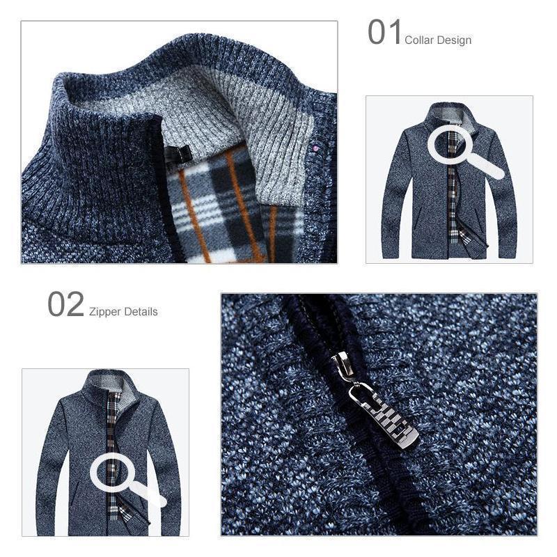 Men sweater cardigan - Image 3